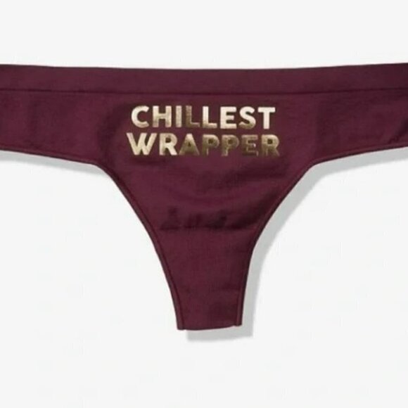 VICTORIA'S SECRET CHILLEST WRAPPER THONG PANTIES - Picture 1 of 5